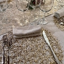 Dettaglio tavolo posate -  Capodanno Tenuta LA TRUNERA San Giuliano Vecchio foto