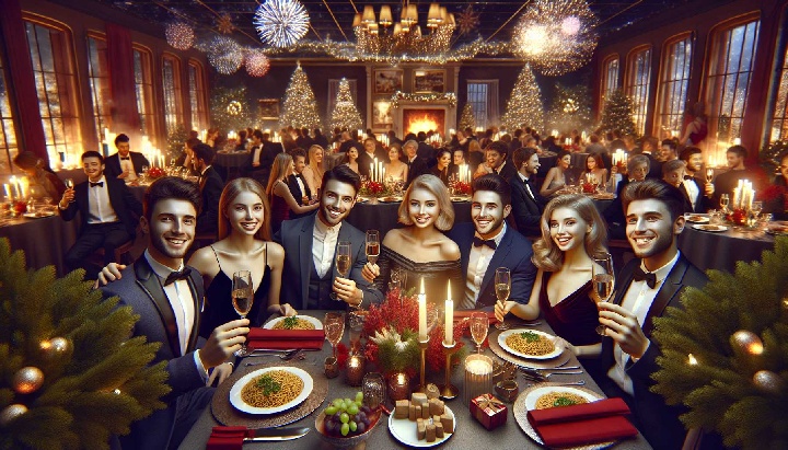 Foto Capodanno per coppie ad Alessandria: meglio un tavolo per due o la socialità di un tavol